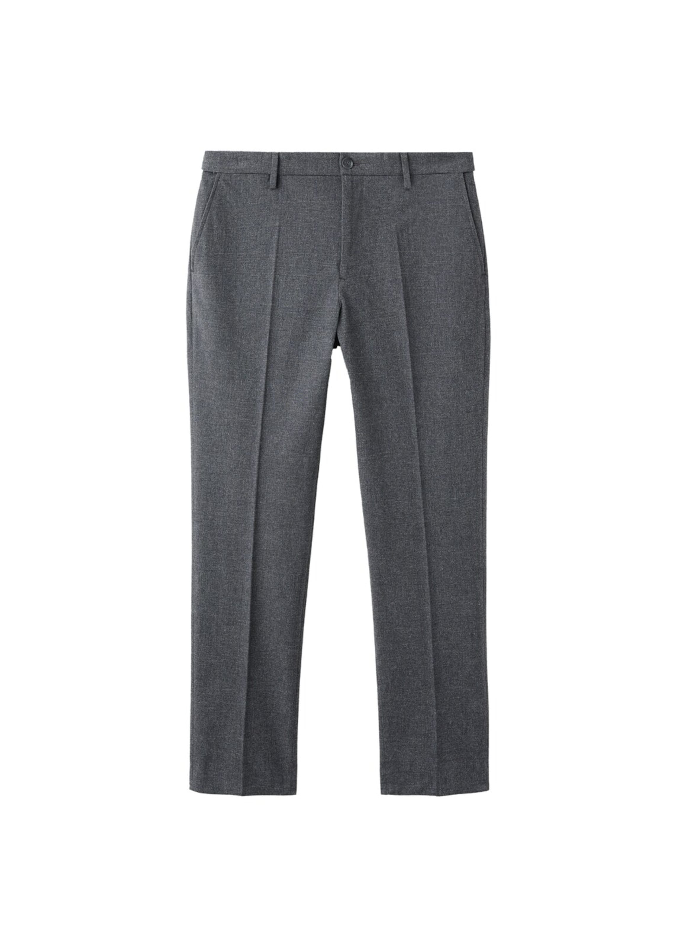 MANGO MAN Slimfit Hose 'Brest' in Grau: Vorderseite