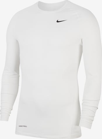 NIKE Base Layer in White: front