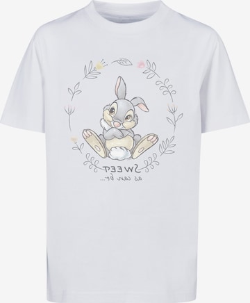 T-Shirt 'Thumper Sweet As Can Be' F4NT4STIC en blanc : devant