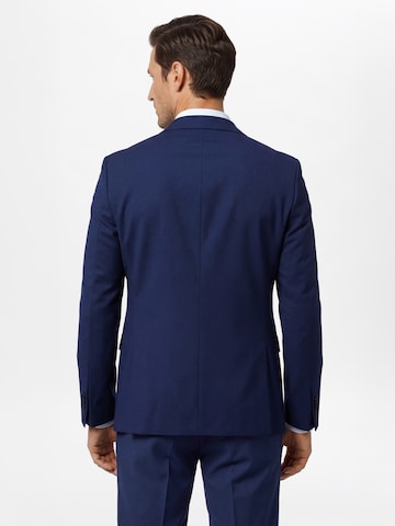 Finshley & Harding London Slim fit Business-colbert in Blauw