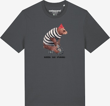Watapparel T-Shirt ' Tour de Franz ' in Grau: Vorderseite