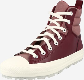 Sneaker alta di CONVERSE in rosso: frontale