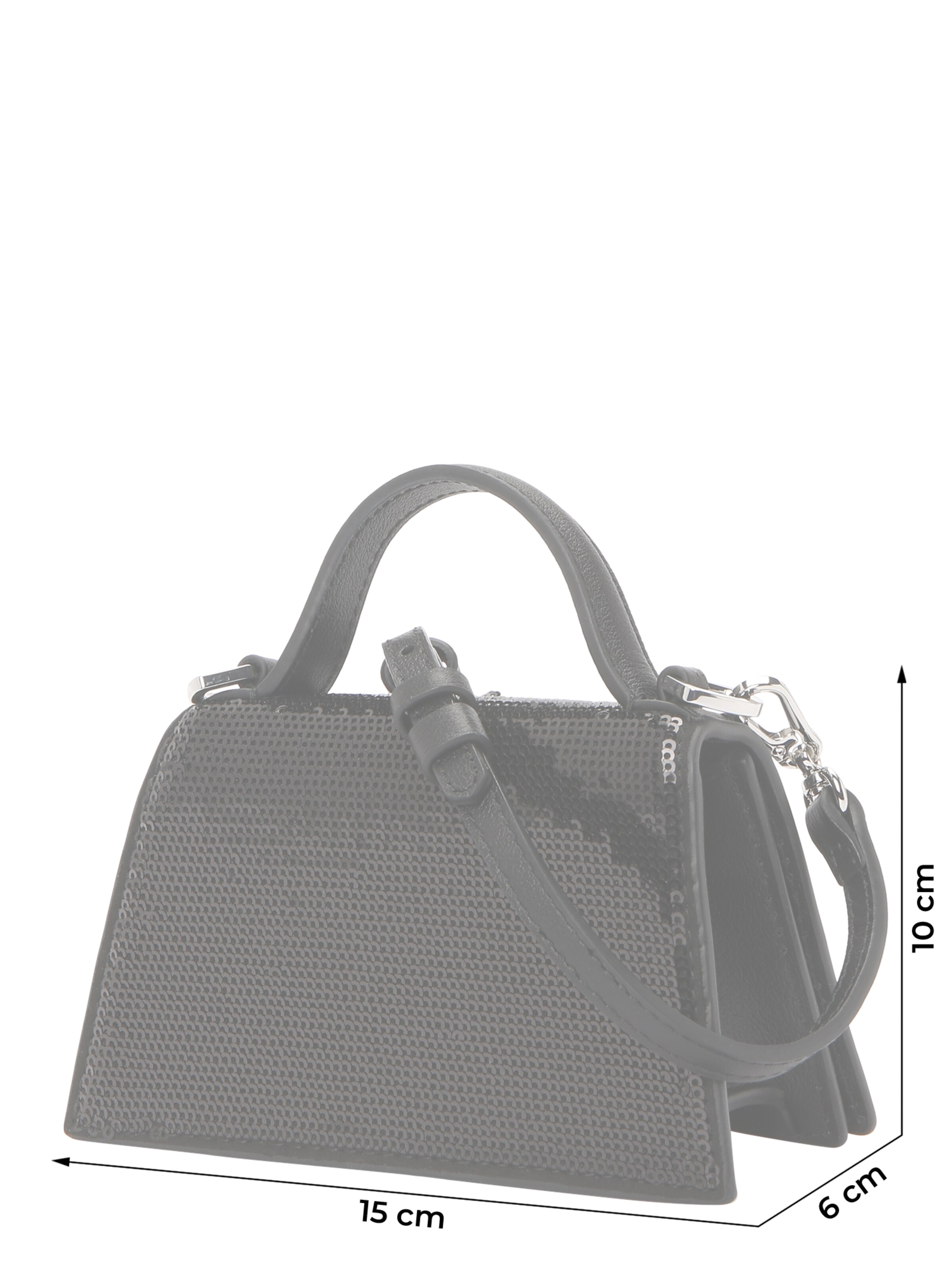 melns Karl Lagerfeld Rokassomiņa