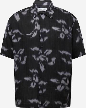 Samsøe Samsøe Regular fit Button Up Shirt 'Saayo' in Black: front