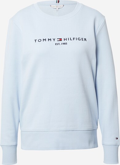 TOMMY HILFIGER Sweatshirt in nachtblau / pastellblau / rot / weiß, Produktansicht