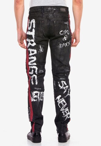 CIPO & BAXX Regular Jeans in Schwarz