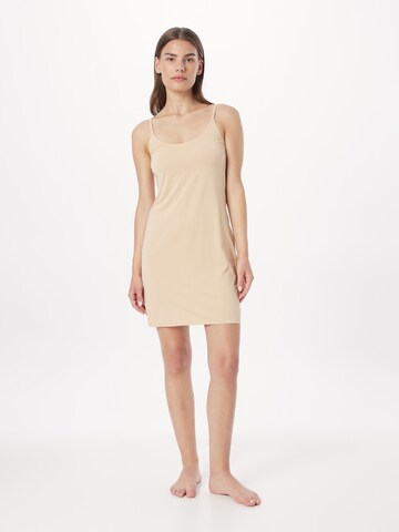 Robe gainante ESPRIT en beige : devant