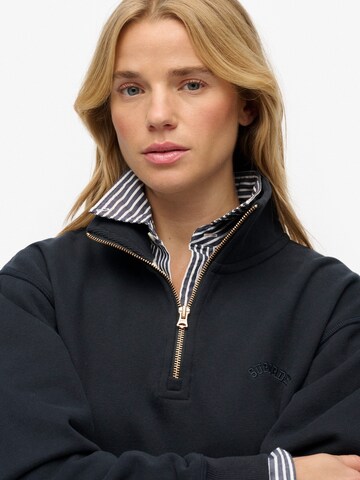 Superdry & Co Sweatshirt 'ESSENTIAL' i blå