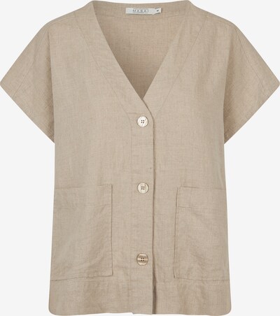 Masai Oversized bluse 'MaIdoro' i beige, Produktvisning