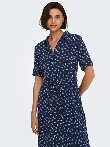Robe-chemise 'STARSEZEN' JDY en bleu