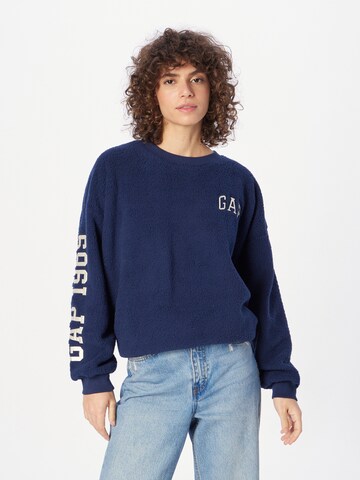 Sweat-shirt GAP en bleu : devant