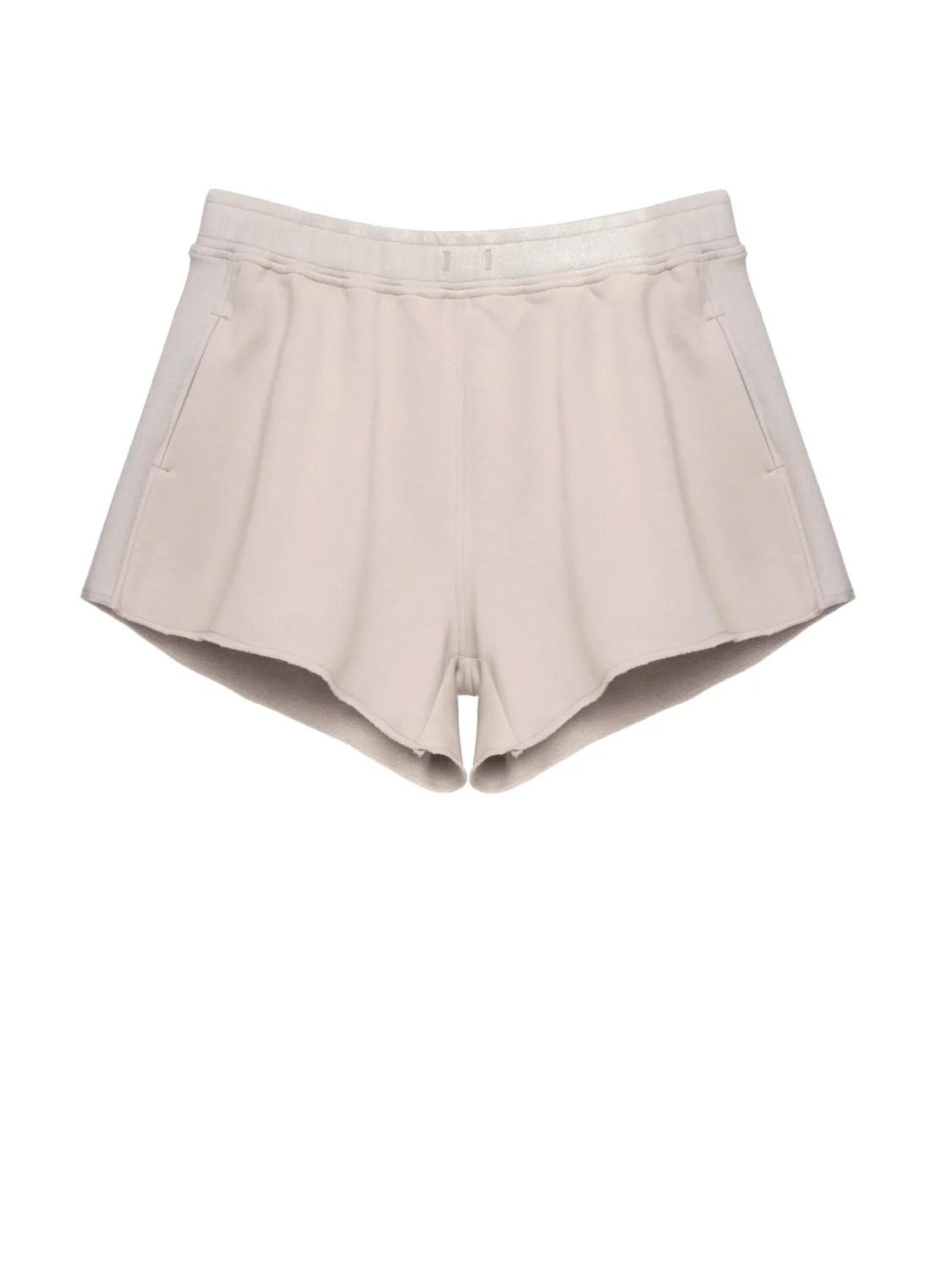 OPRA Flared Trousers 'Opra Szorty OP-RAM-TAUPE One Size' in Beige: front