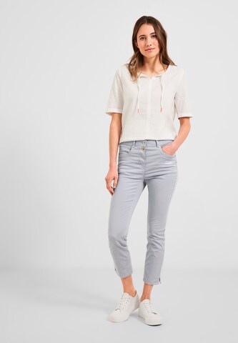 CECIL Slimfit Jeans in Grau