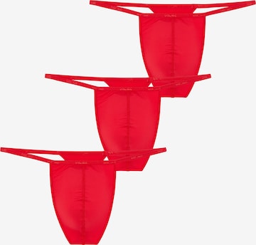 HOM G-String ' Plumes ' in Rot: Vorderseite