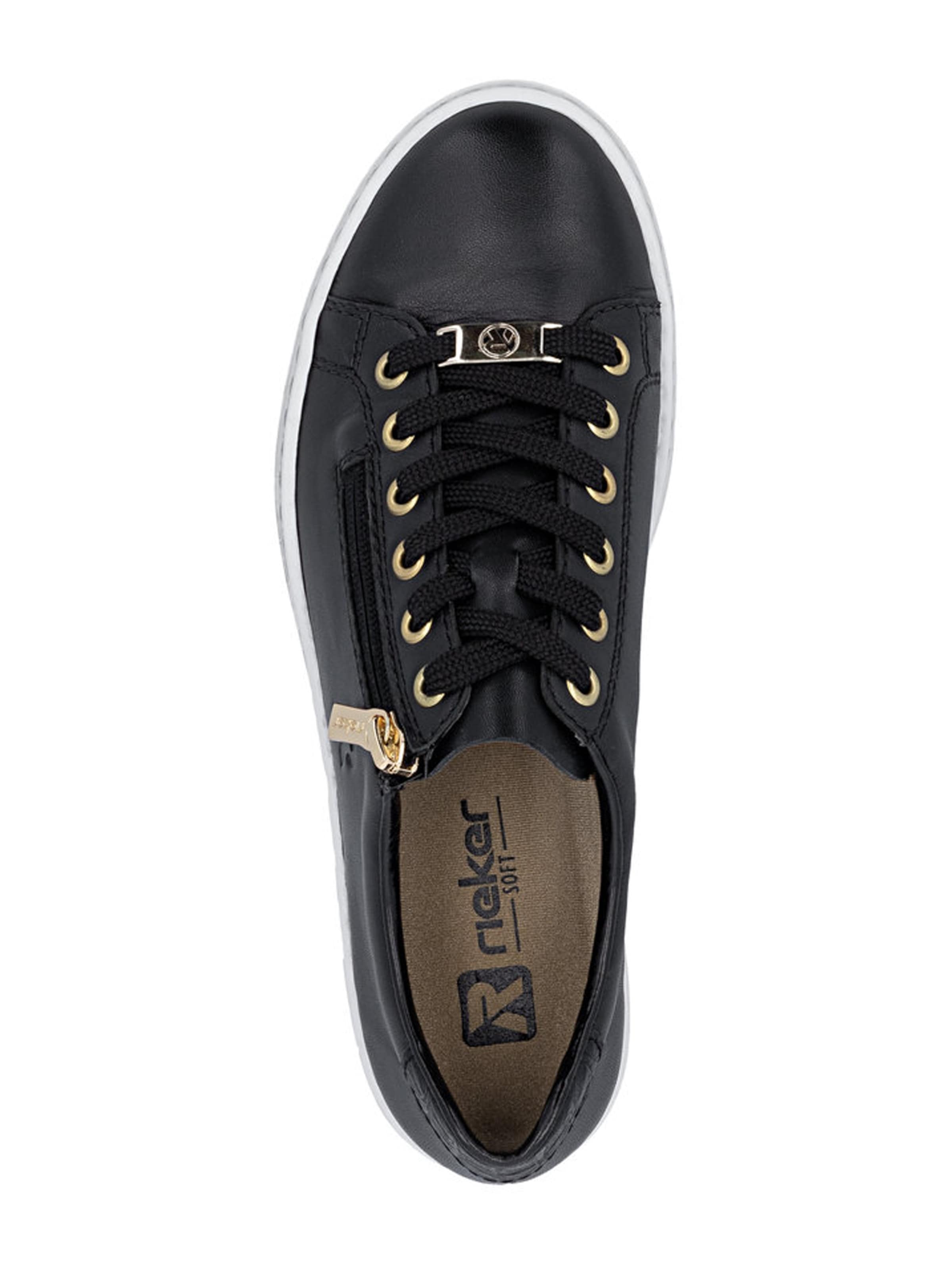 Rieker Trampki niskie w kolorze czarny