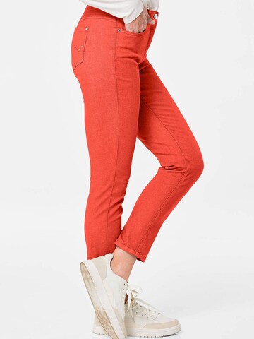 Goldner Slim fit Jeans in Red