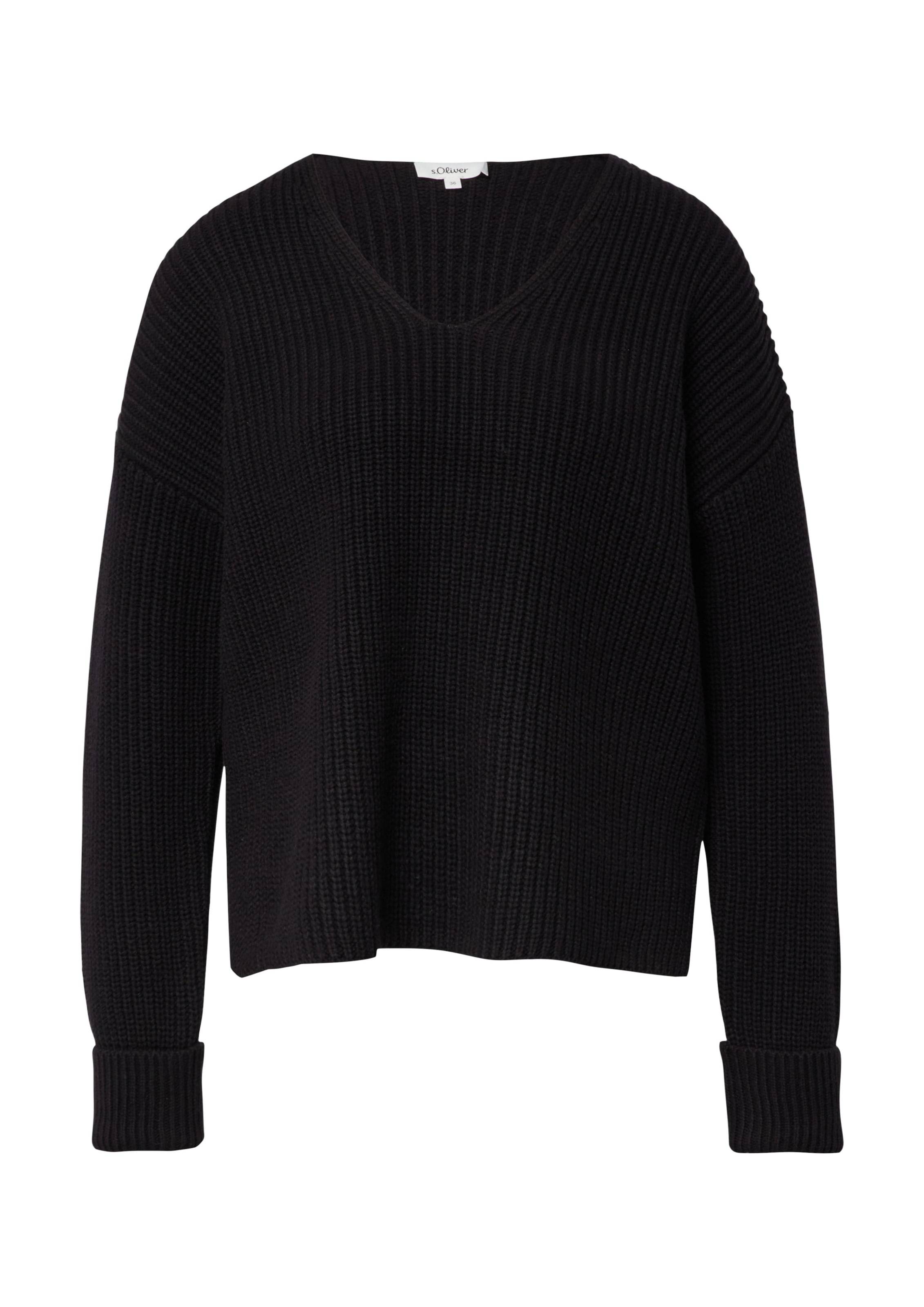 Pull-over s.Oliver en noir : devant