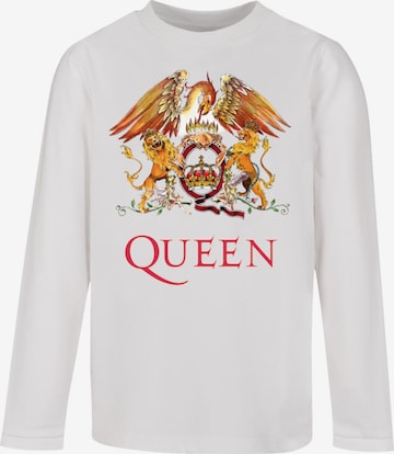 T-Shirt 'Queen Classic Crest' F4NT4STIC en blanc : devant