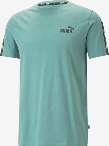 PUMA Shirt 'Essentials+' in Blauw: voorkant