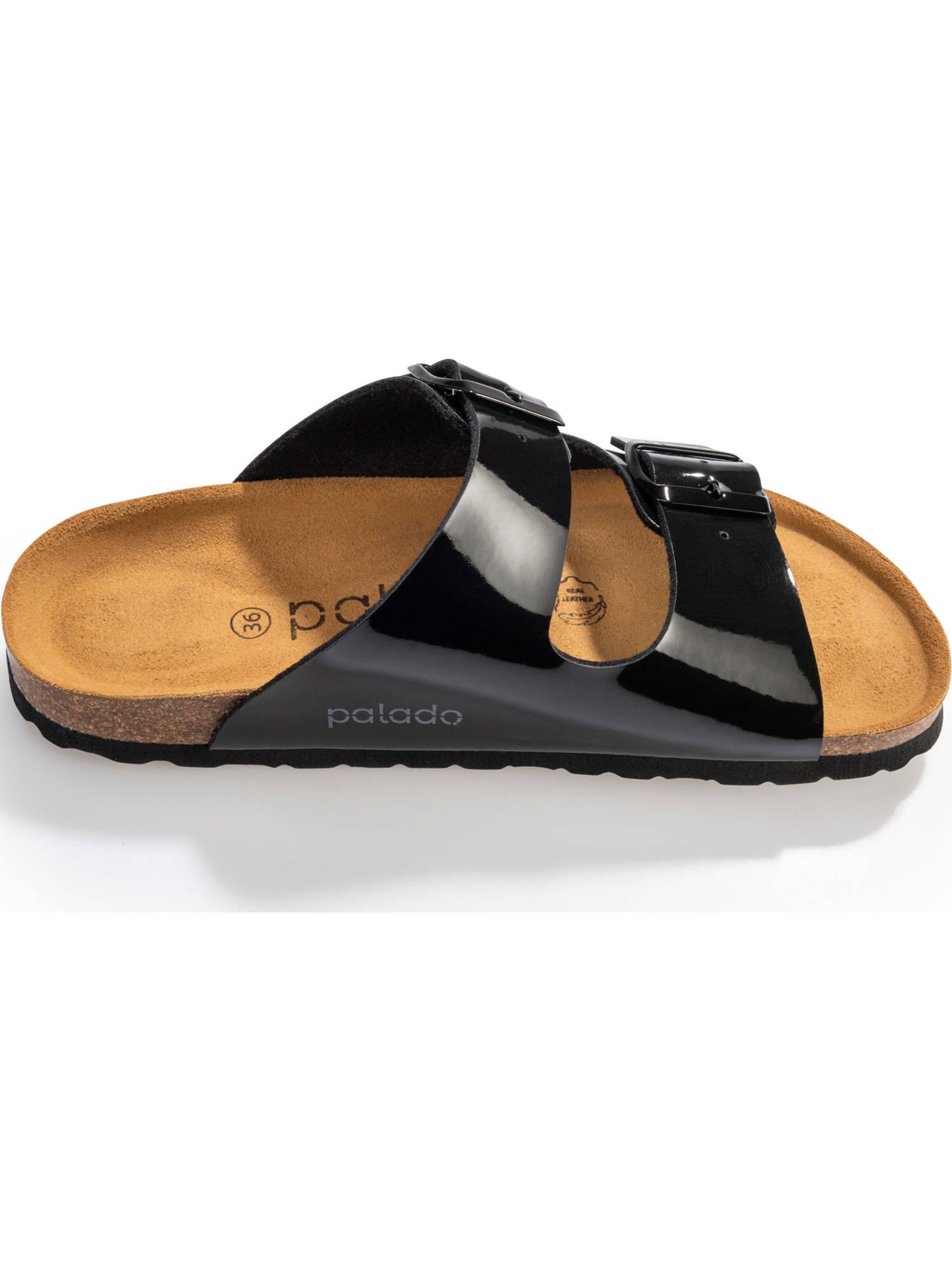 Zoccoletto 'Korfu' di Palado in nero