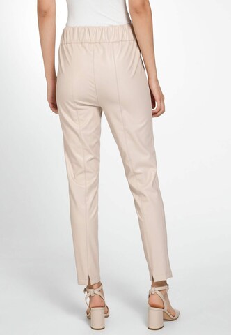 Skinny Pantalon Basler en gris