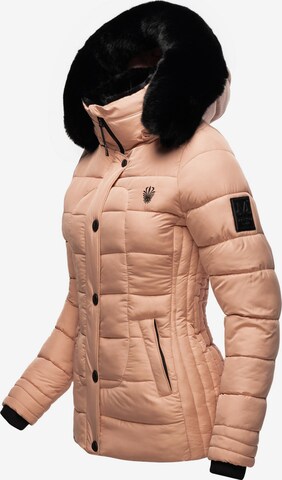 MARIKOO Winter Jacket 'Qesraa' in Pink