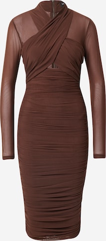 Bardot Cocktail Dress 'ALIYAH' in Brown: front