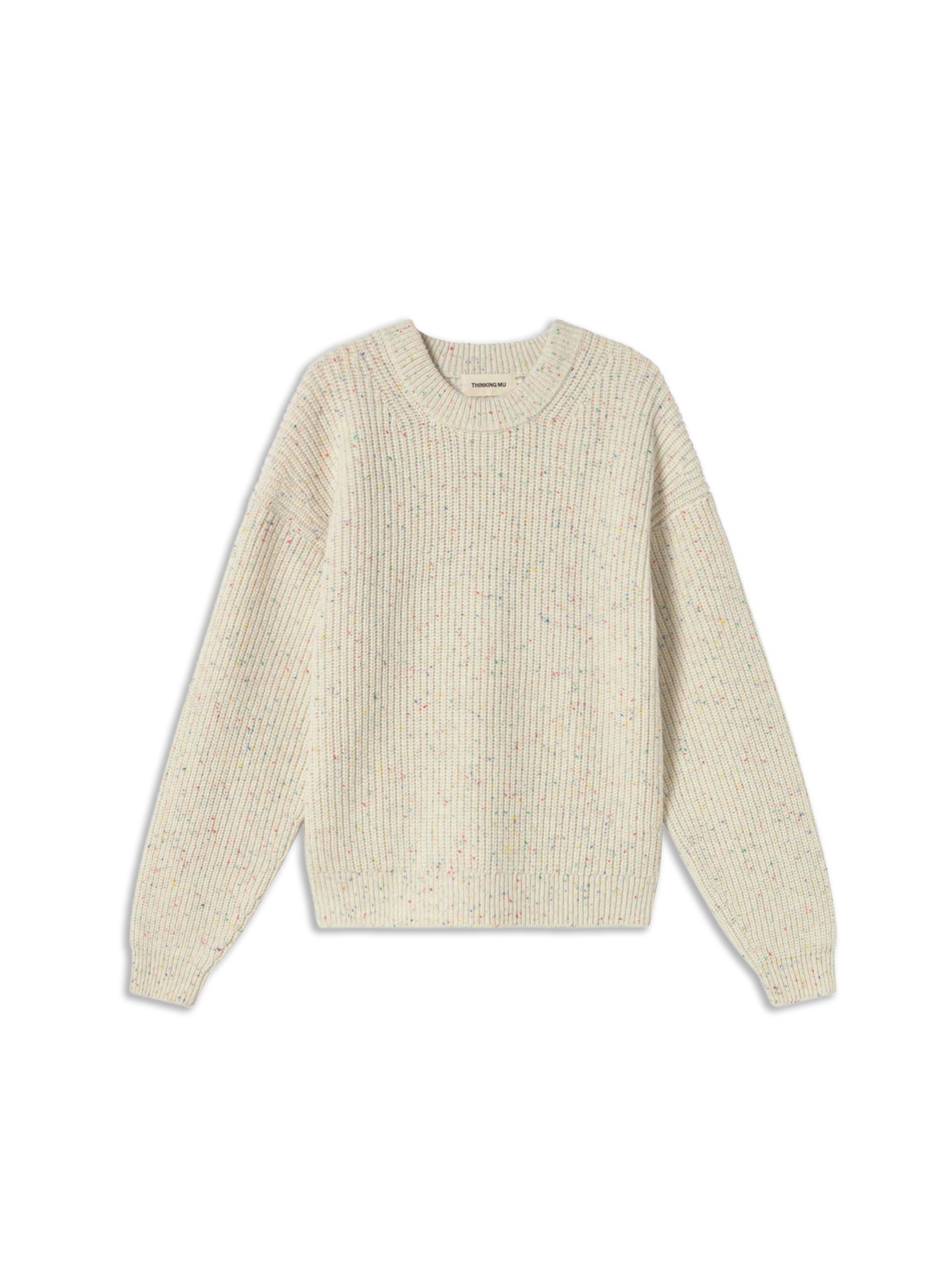 Thinking MU Pullover 'CARMEN' in Weiß: Vorderseite