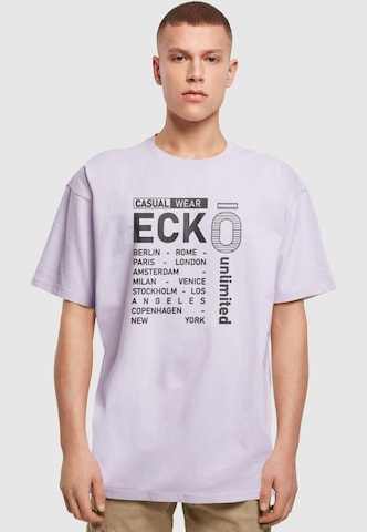 Ecko Unlimited Shirt 'Worldwide' in Lila: voorkant