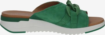 CAPRICE Mules in Green