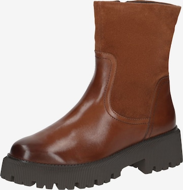 CAPRICE Ankle Boots in Brown: front