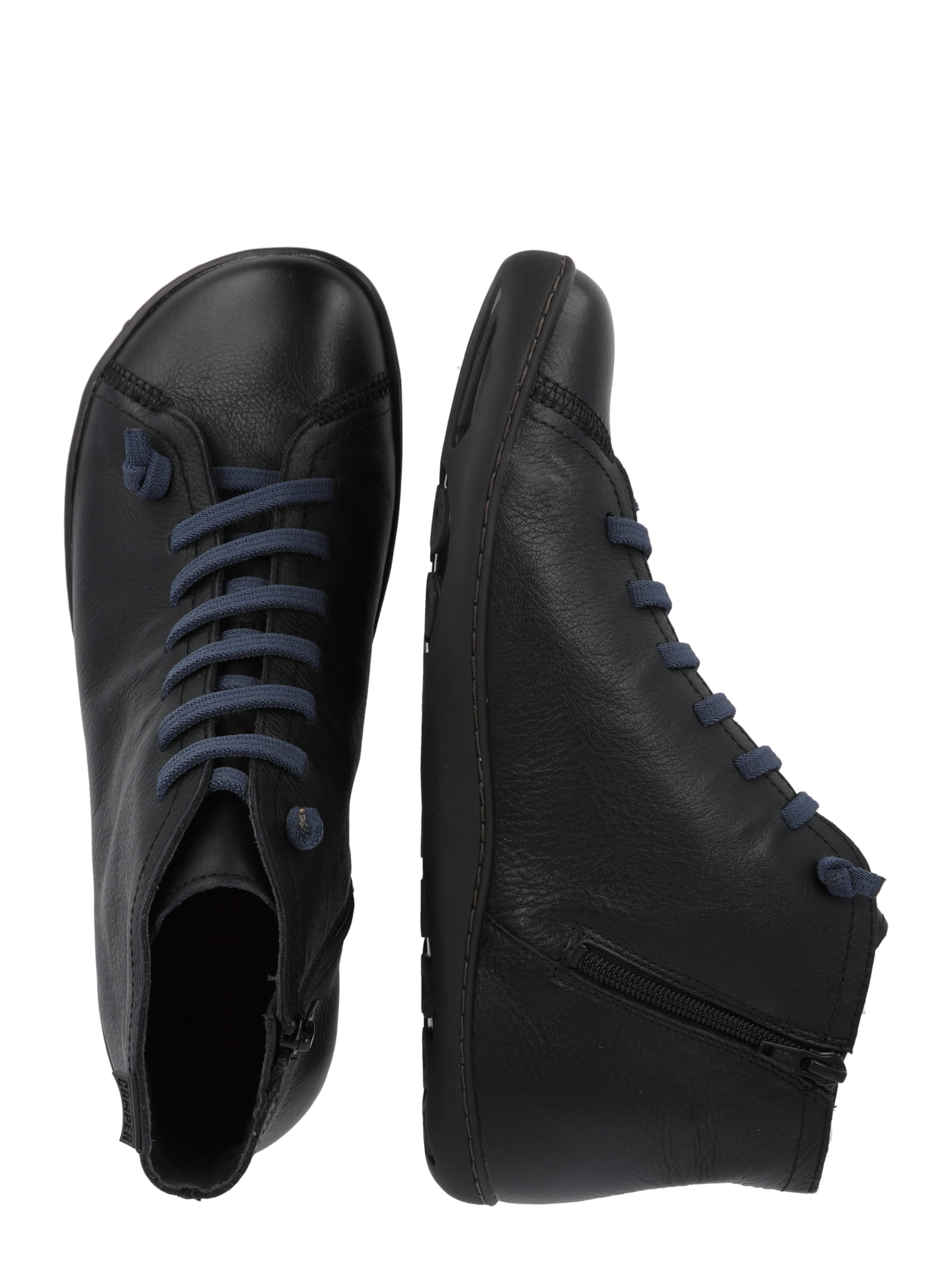 Bocanci cu șireturi 'Peu Cami' de la CAMPER pe negru