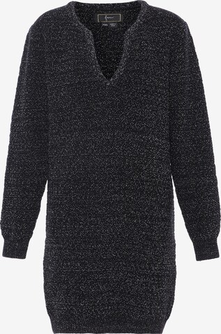 faina Knit dress in Black: front