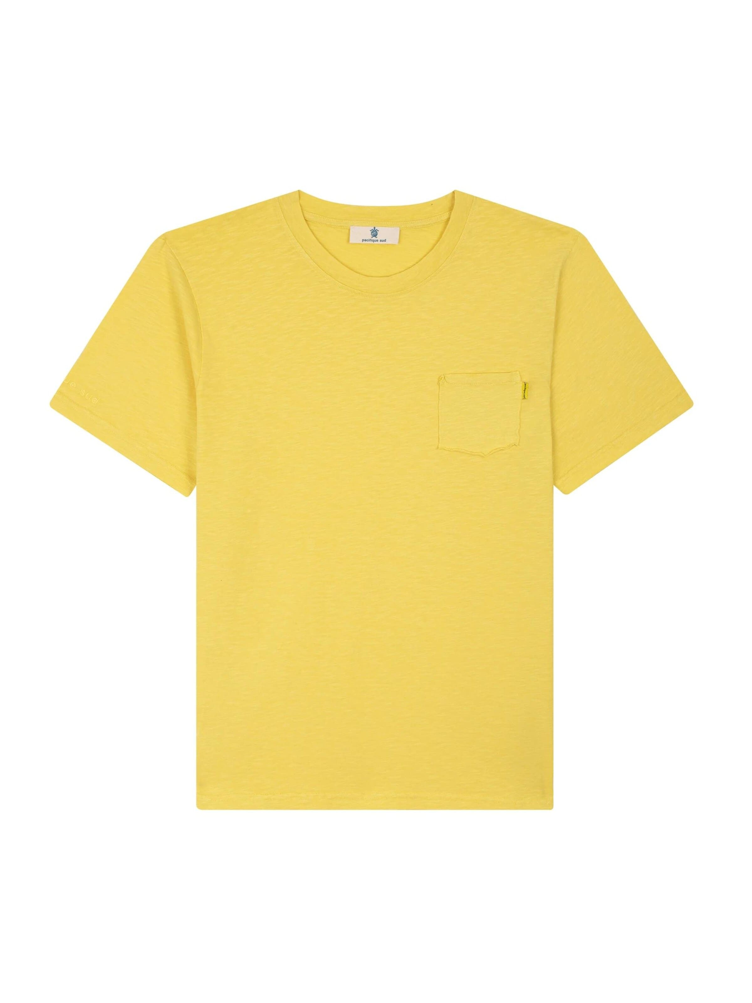 T-Shirt 'Pacific' Pacifique Sud en jaune : devant