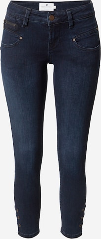 FREEMAN T. PORTER Skinny Jeans 'Alexa' in Blauw: voorkant