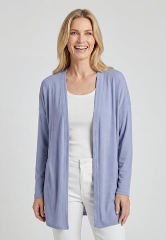 Cardigan CALEY en bleu : devant