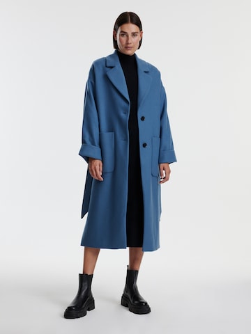 EDITED Between-seasons coat 'Santo' in Blue