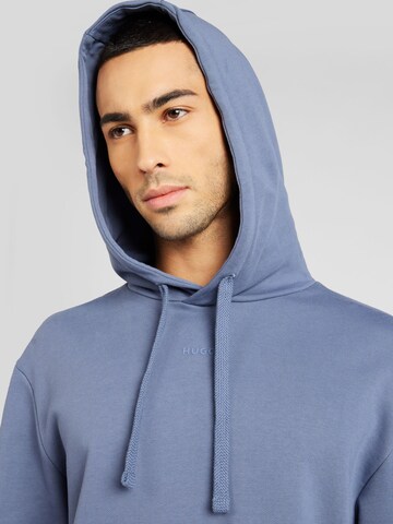 HUGO Sweatshirt 'Dapo' in Blauw