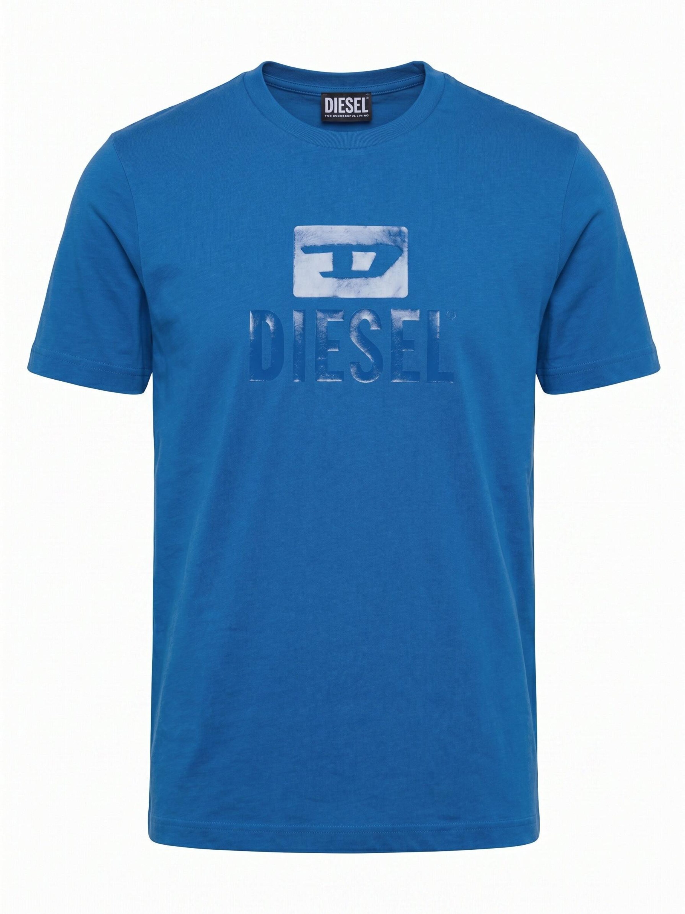 DIESEL Shirt 'T-Just'‌‌‌‌‌‌‌‌ in Blau: Vorderseite