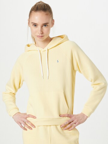 Sweat-shirt Polo Ralph Lauren en jaune : devant