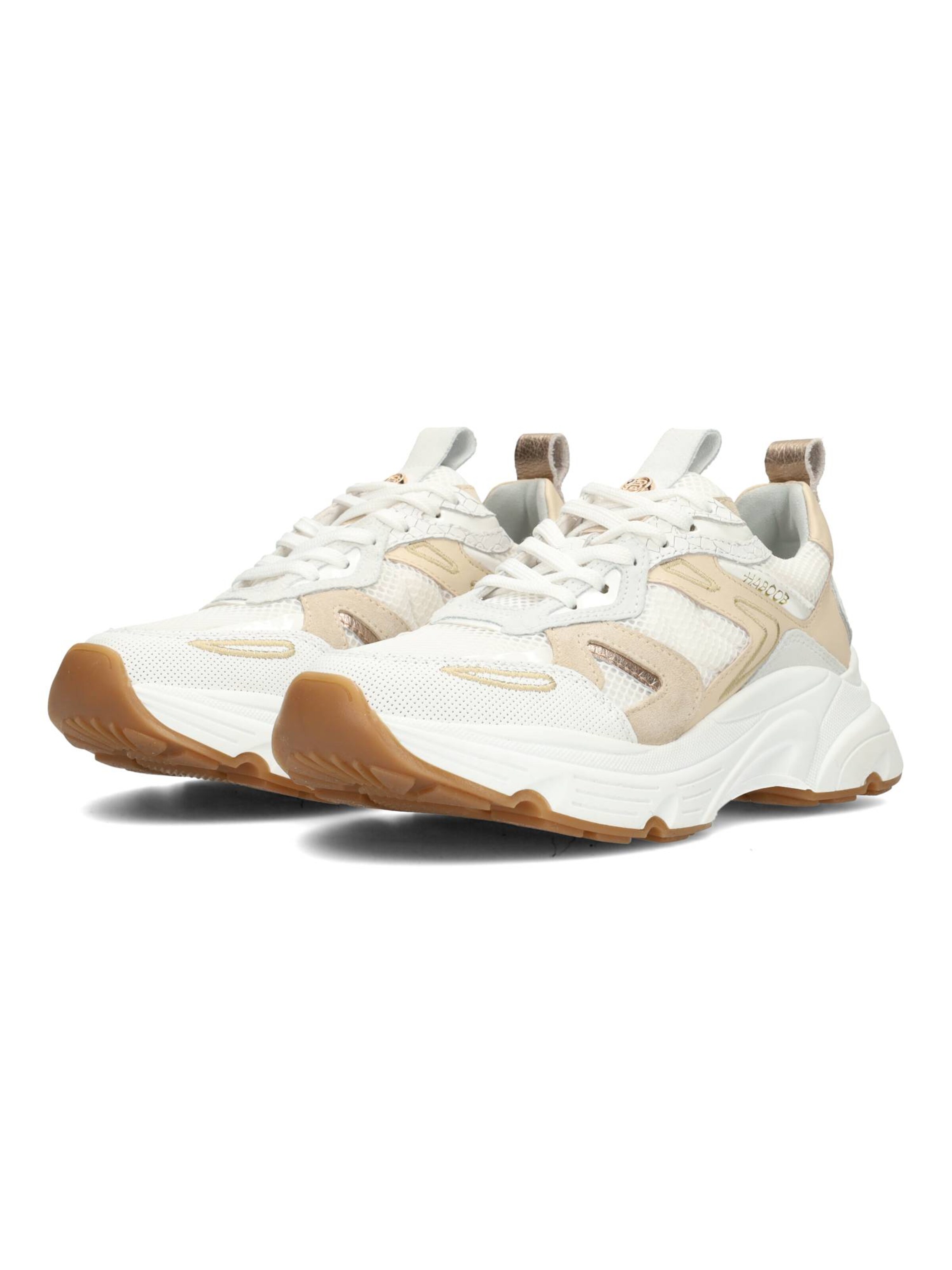 Haboob Platform trainers 'Olivia' in White