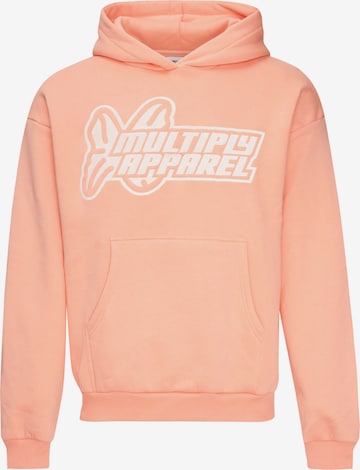 Multiply Apparel Mikina – oranžová: přední strana