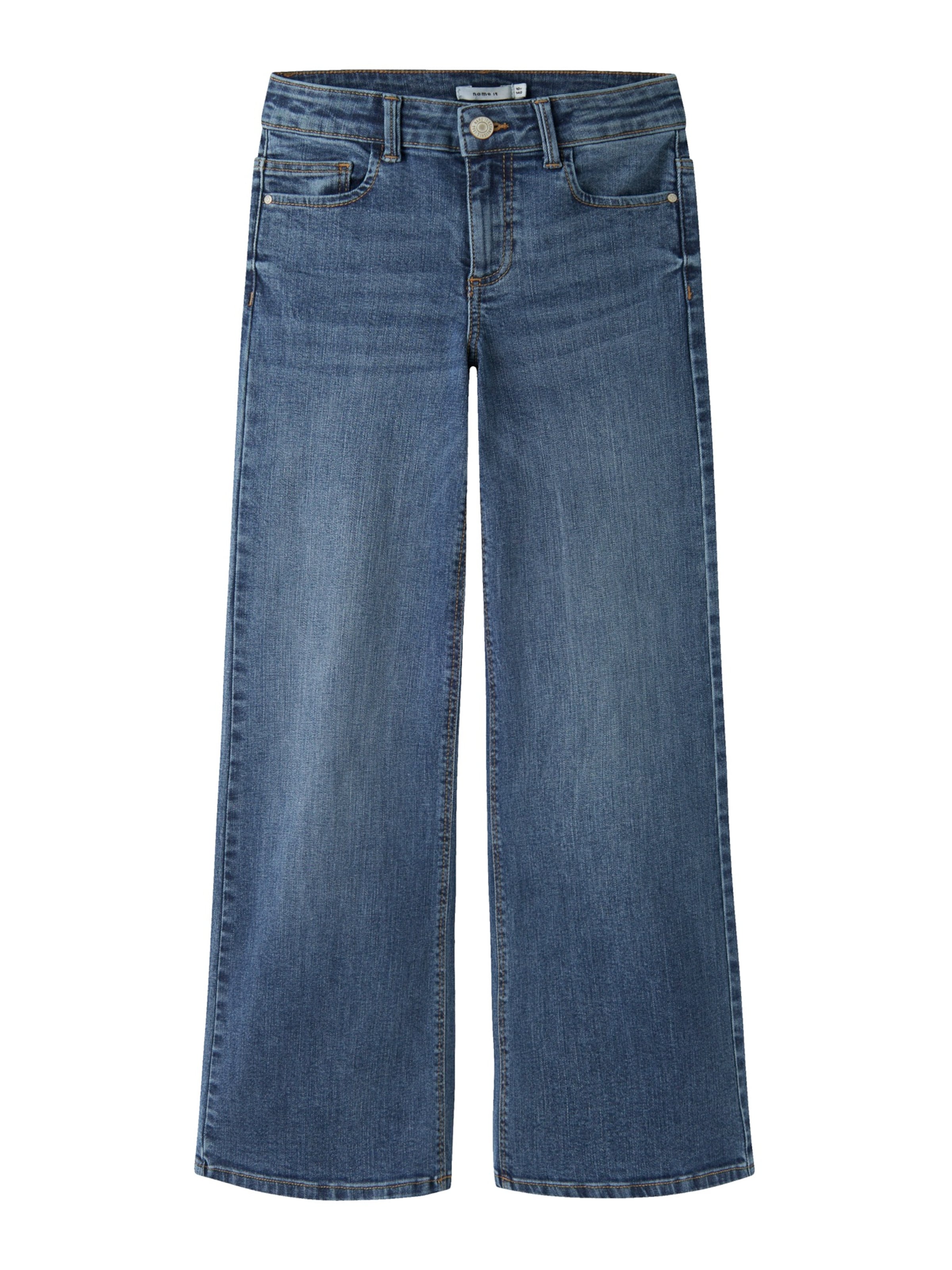 NAME IT Wide Leg Farkut 'NKFPOLLY' värissä sininen: etupuoli