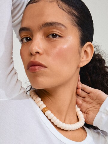 Pilgrim Necklace 'Eclipse' in White