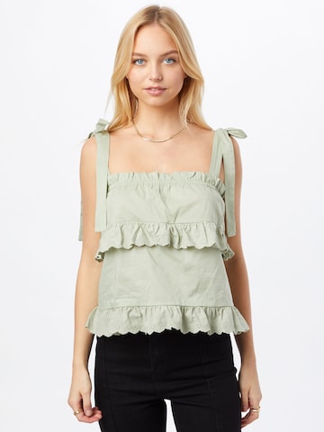 VILA Top 'GABRIELLA' in Green: front