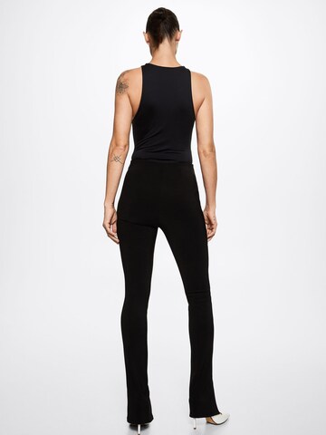 MANGO Flared Leggings 'ALEXEI' in Schwarz