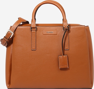 Calvin Klein Handtas in Bruin: voorkant