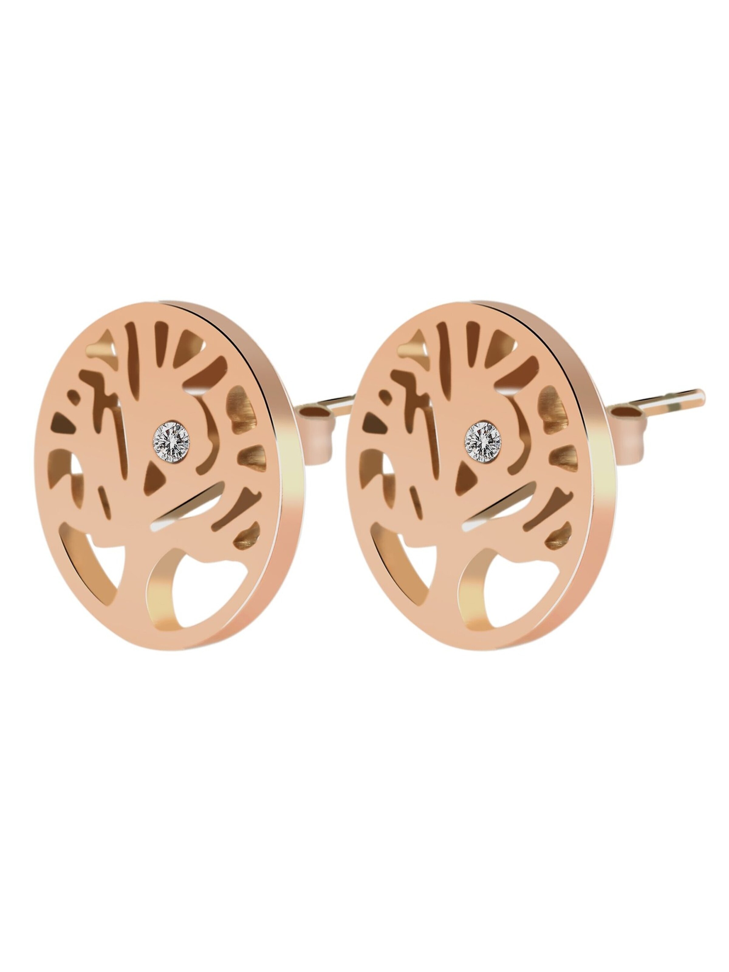 Akzent Earrings 'Diyana, hautverträglich' in Gold