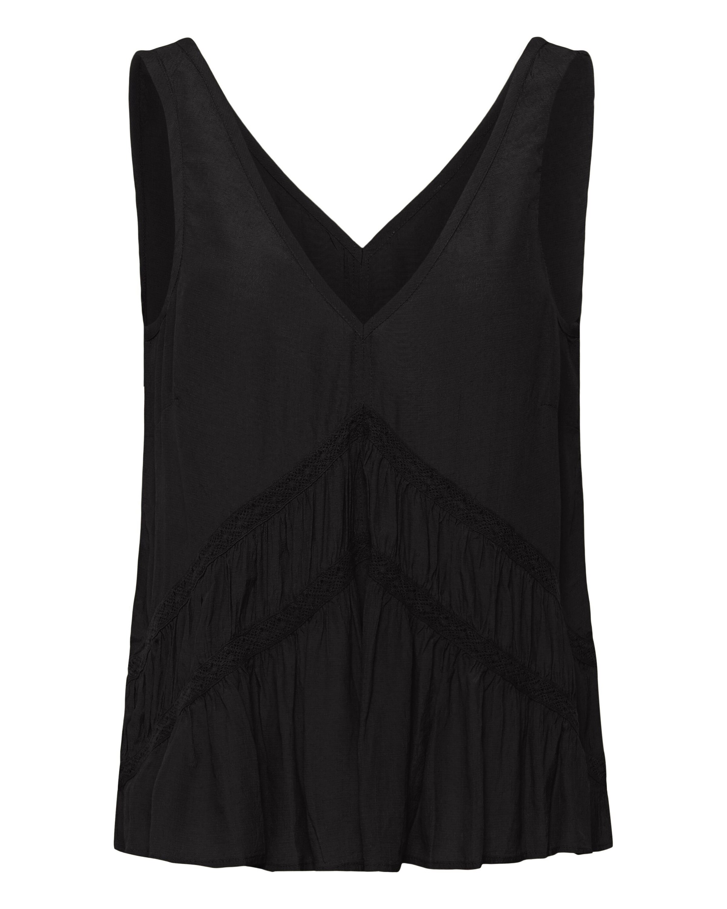SOAKED IN LUXURY Top 'SLKleio' in Zwart: voorkant