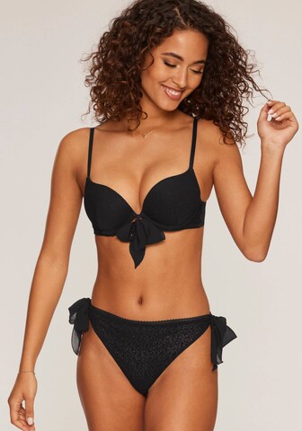 VIVANCE - Tanga en negro: frente